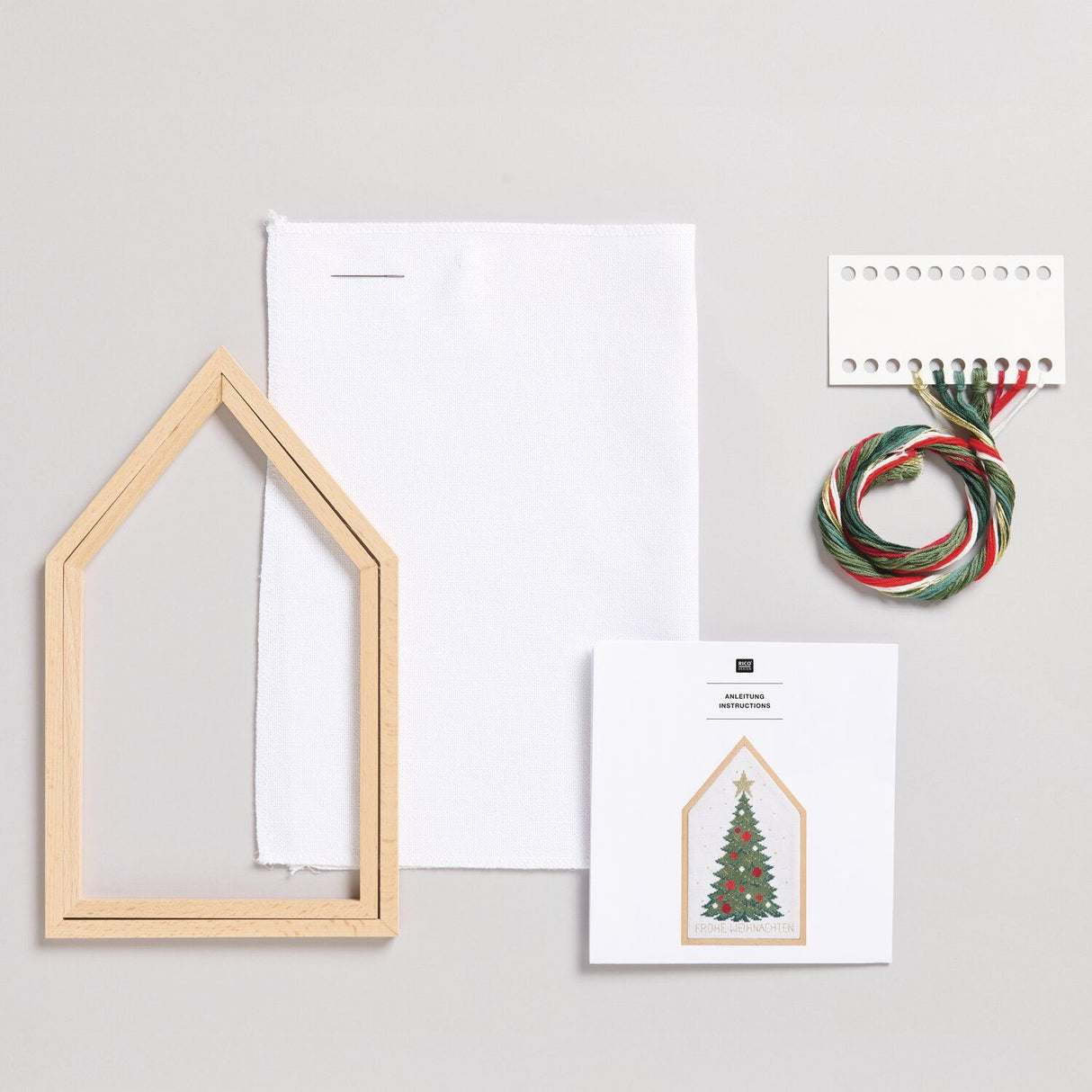 Kit de Bordado Árbol de Navidad Rico Design