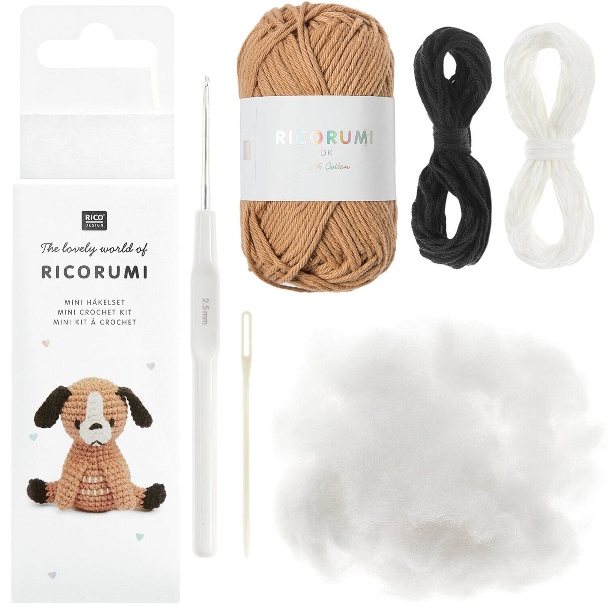 Ricorumi Mini Set Amigurumi - Perro