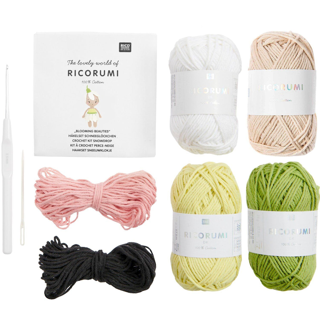Kit Amigurumi Ricorumi Blooming Beauties - Snowdrops