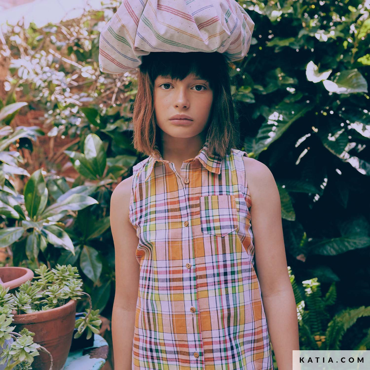 Tela Vichy Madras Plaid Katia Fabrics