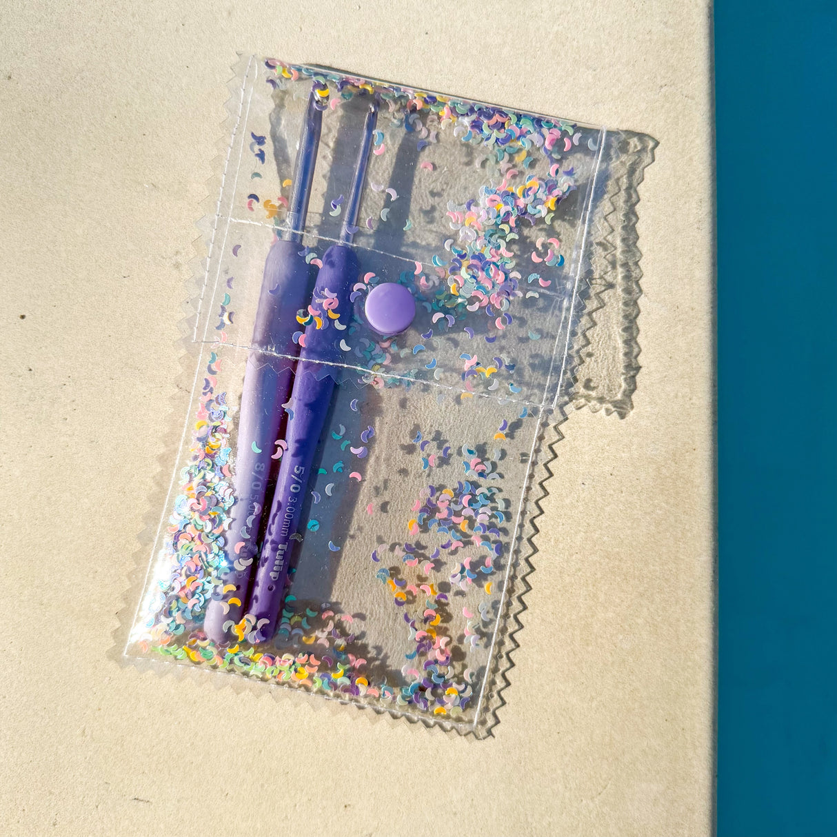Estuche para ganchillos - Luna