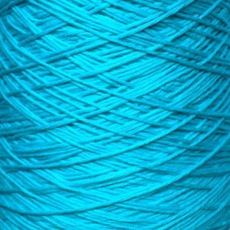 Kit Kimono Verbena 2.0 by @verdepalo_ · Versión Algodón Hilaturas LM Azul Turquesa