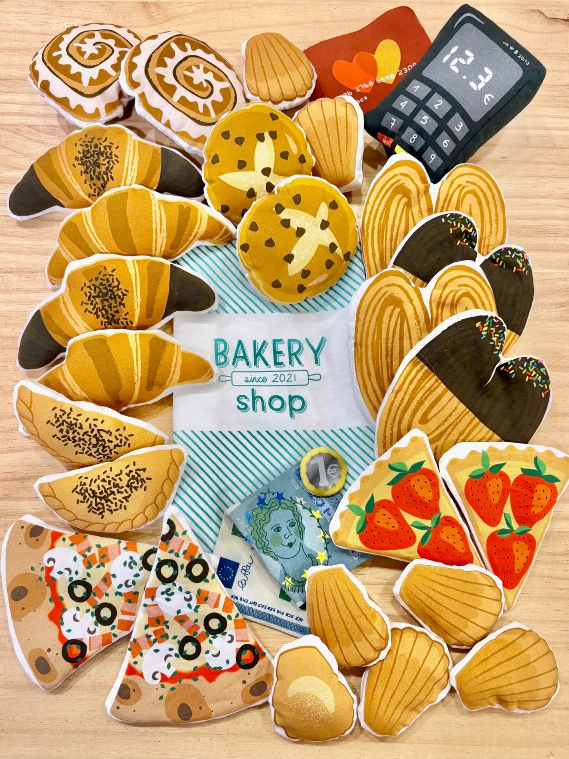 The Bakery Shop - Panel de tela para cortar y coser LaBlu