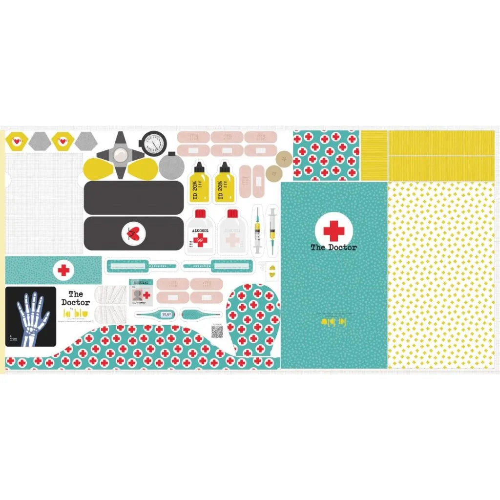 The Doctor - Panel de telapara cortar y coser LaBlu
