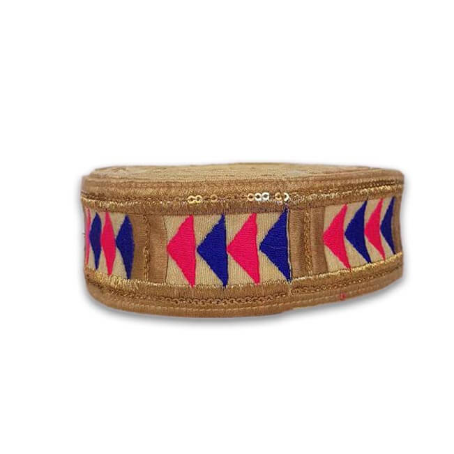 Dos_Punts_Barcelona_Cinta_Pasamaneria_HIndu_Bombay_Triangulos_Fucsia_Azul_2_1