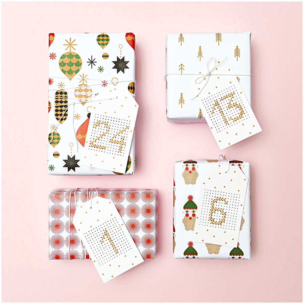 Set de Targetas de Regalo para bordar1