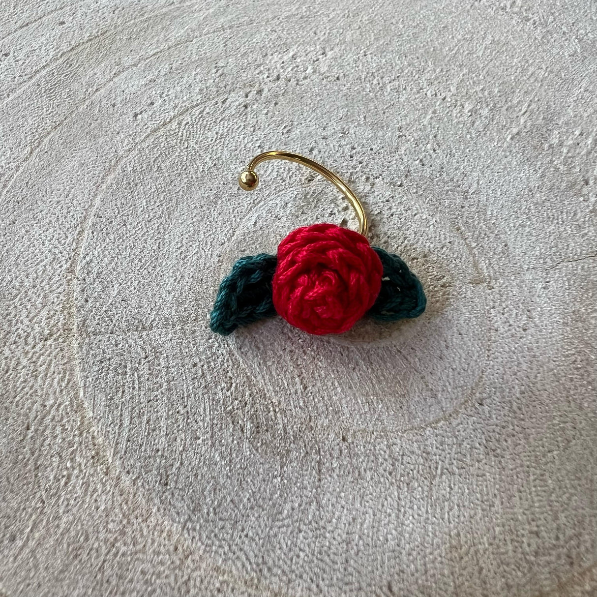 Anillo abierto Rosa - Colección Sant Jordi