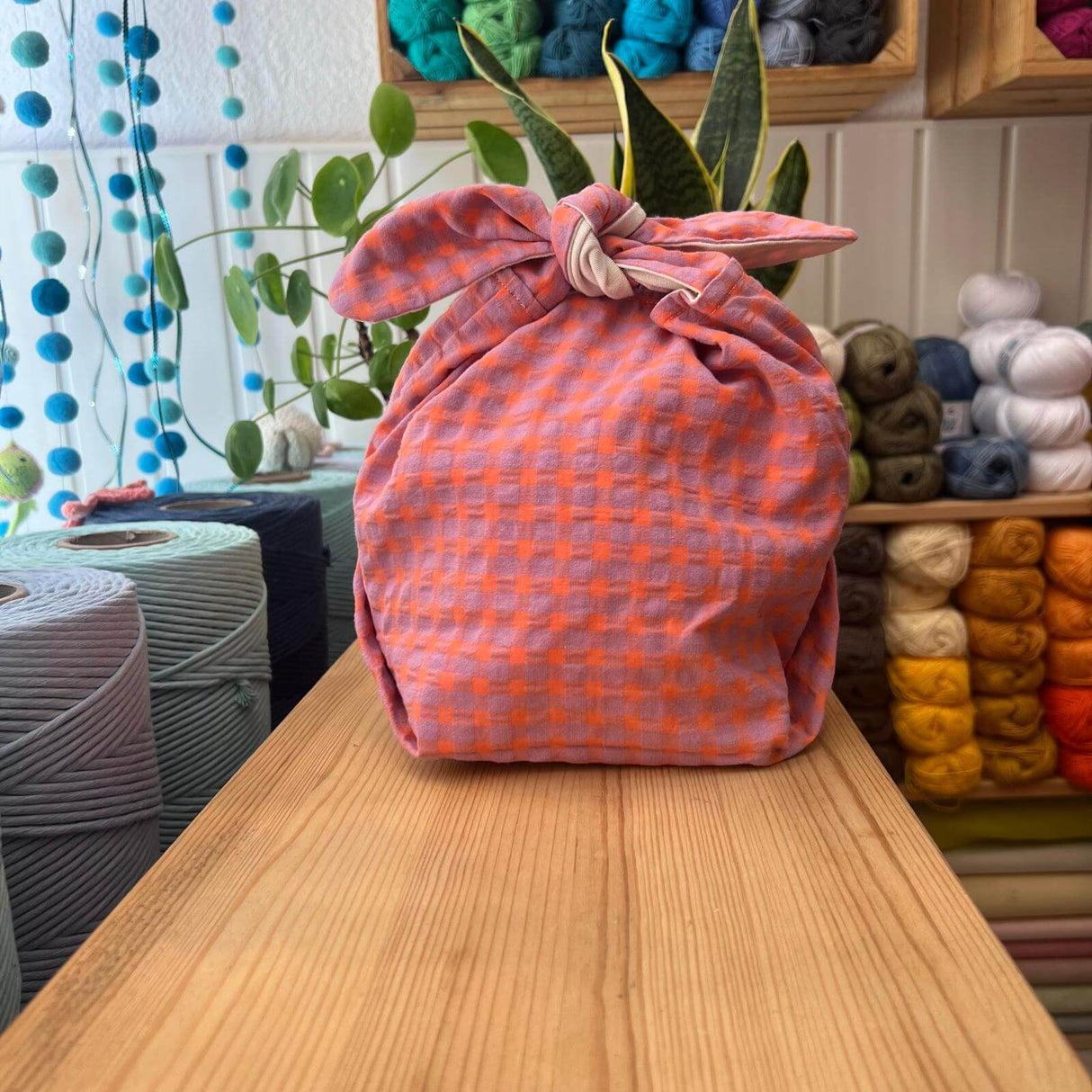 bunny bag midi malva naranja