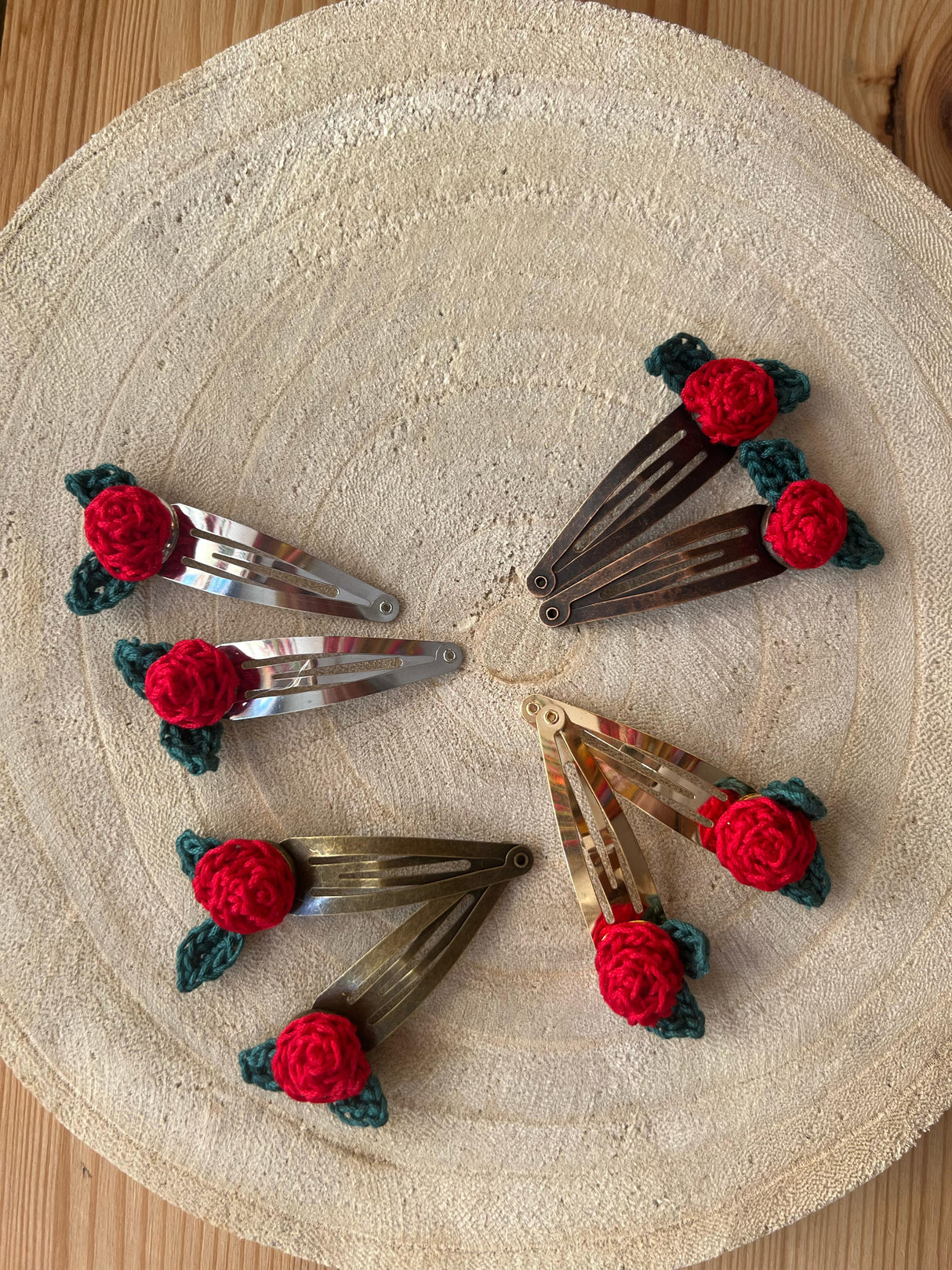 Clips para el pelo - Colección Sant Jordi