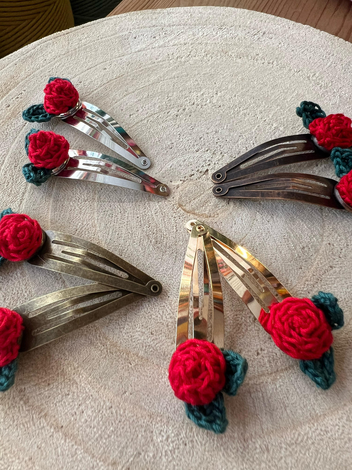 Clips para el pelo - Colección Sant Jordi