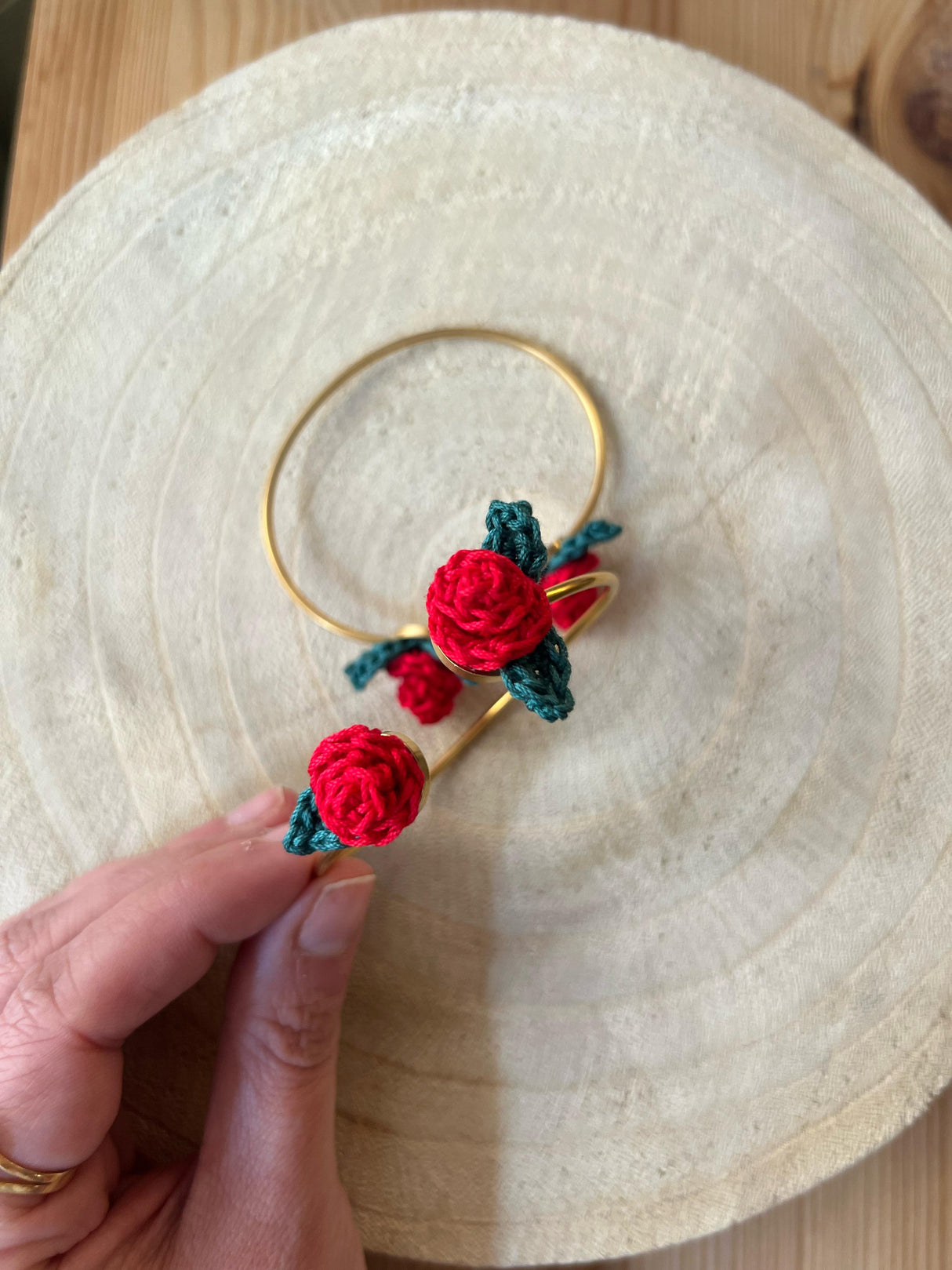 Pulsera doble con Rosas - Colección Sant Jordi