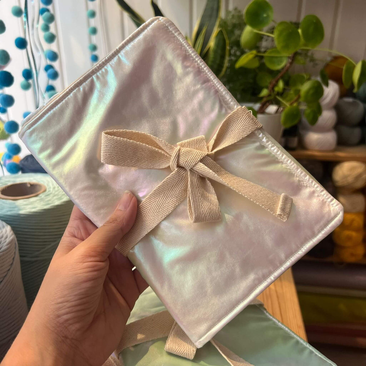 funda ganchillos blanca ok