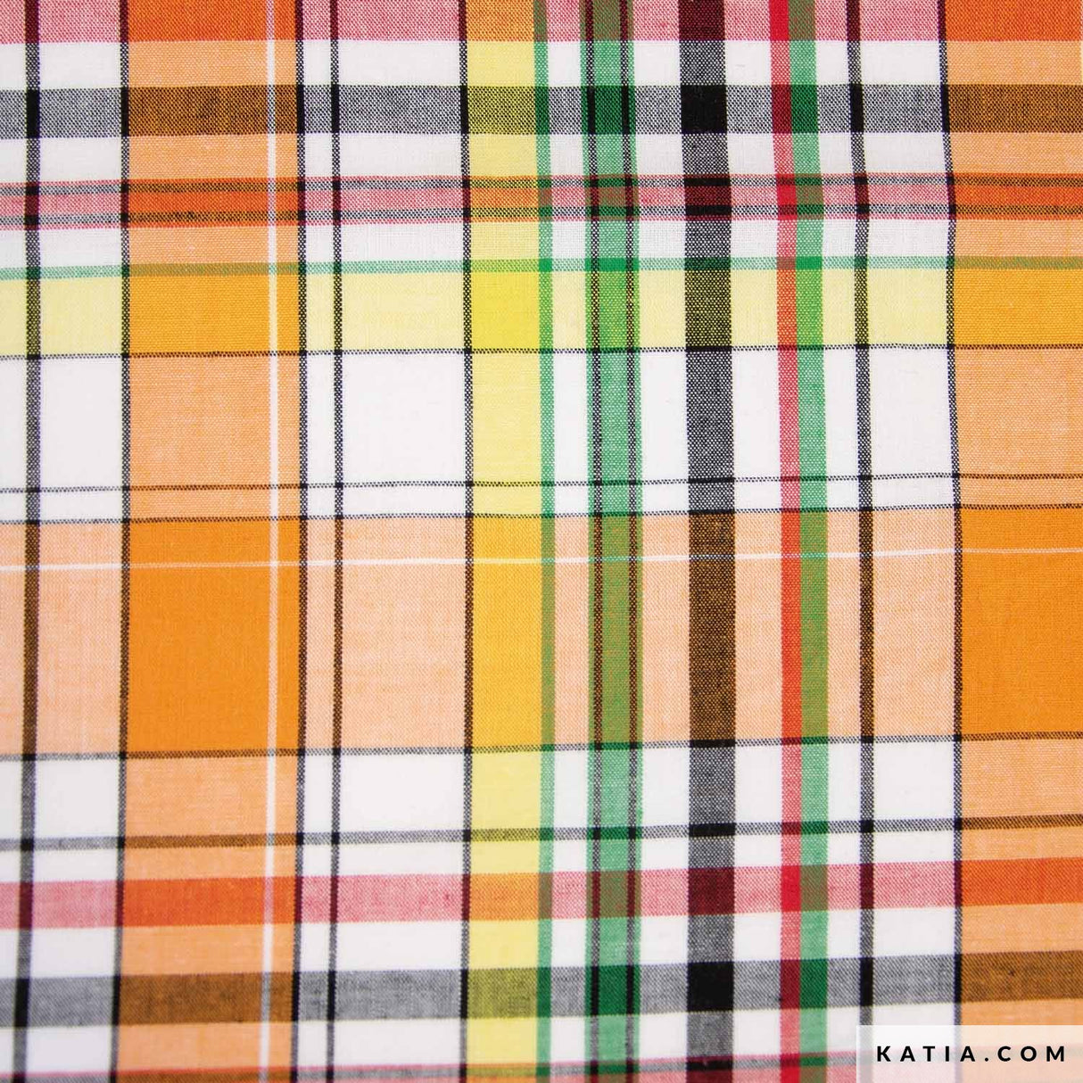 Tela Vichy Madras Plaid Katia Fabrics