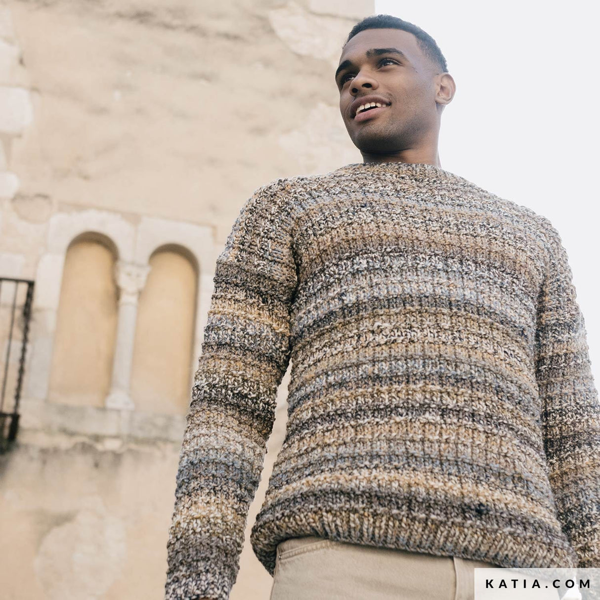 patron-tejer-punto-ganchillo-hombre-jersey-otono-invierno-katia-6266-31-04-g