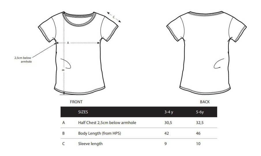 tallas-camisetas-nenes-dos-punts-barcelona