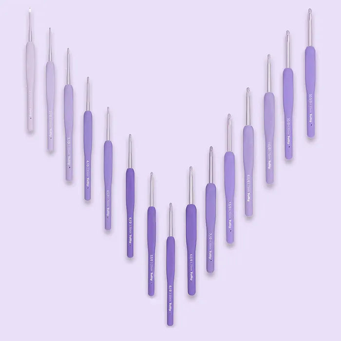 Ganchillos Tulip Etimo Murasaki de 1.80mm a 6.50mm