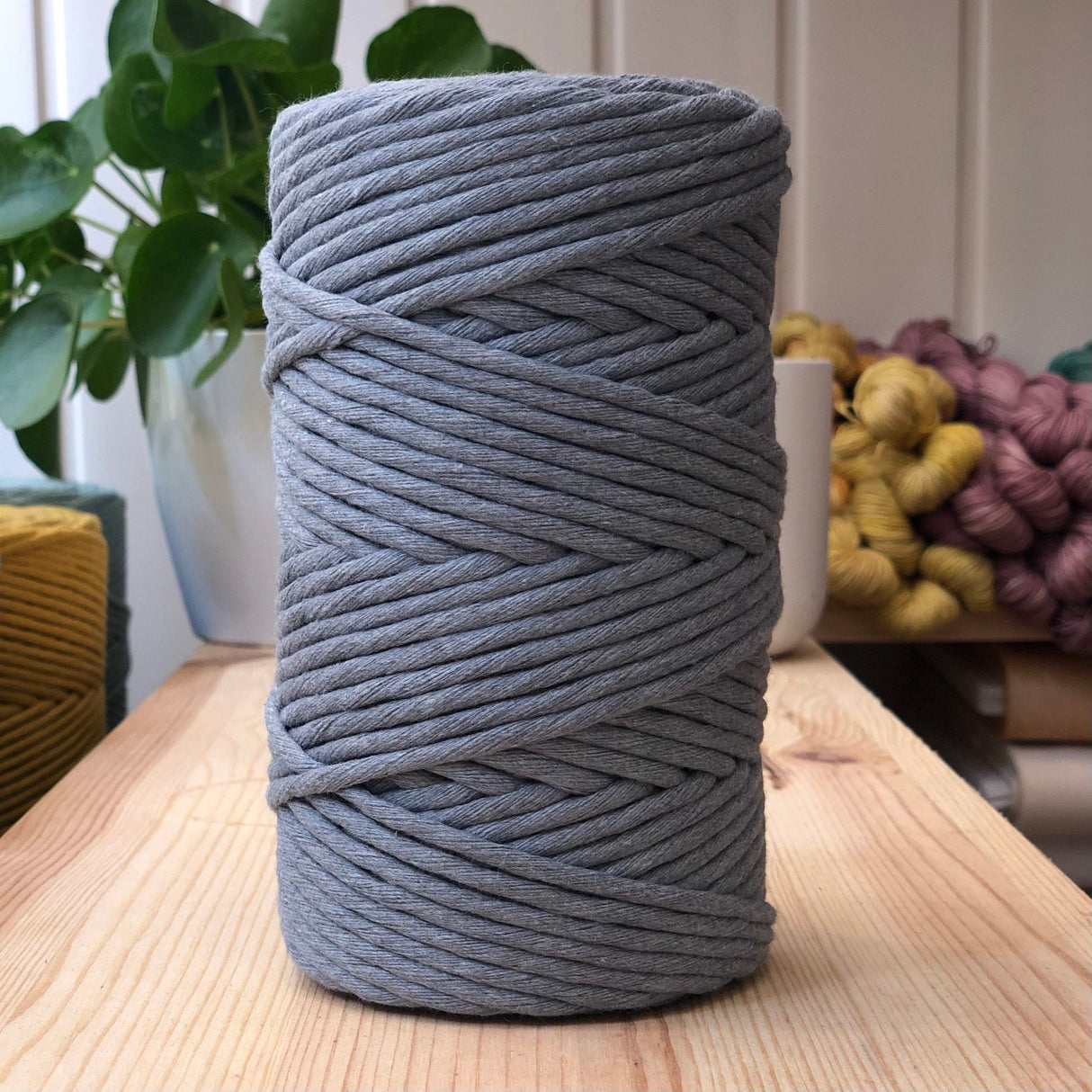 urdimbre gris azulado