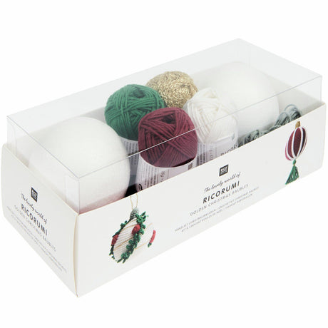 Ricorumi Kit de ganchillo Bolas de Navidad Rico Design