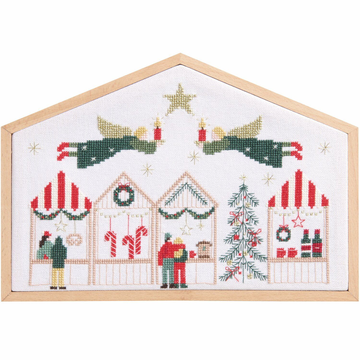 Kit de bordado Mercado Navideño Rico Design