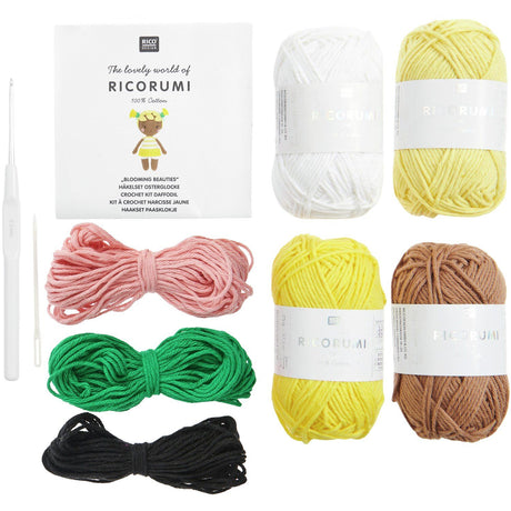Kit Amigurumi Ricorumi Blooming Beauties - Narciso
