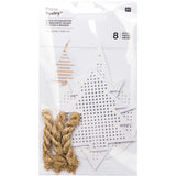 Adornos de Navidad para bordar en papel