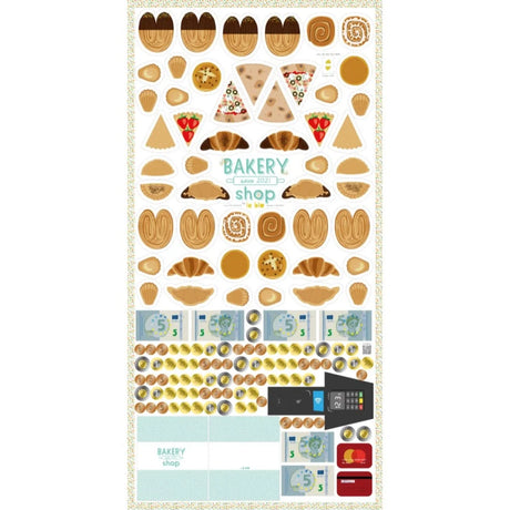 The Bakery Shop - Panel de tela para cortar y coser LaBlu