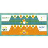 Corona Reyes Melchor y Gaspar - Panel de cortar y coser LaBlu