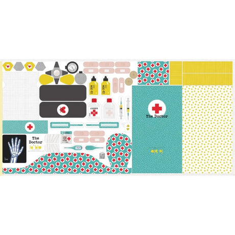 The Doctor - Panel de telapara cortar y coser LaBlu