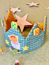 Corona Reyes Melchor y Gaspar - Panel de cortar y coser LaBlu