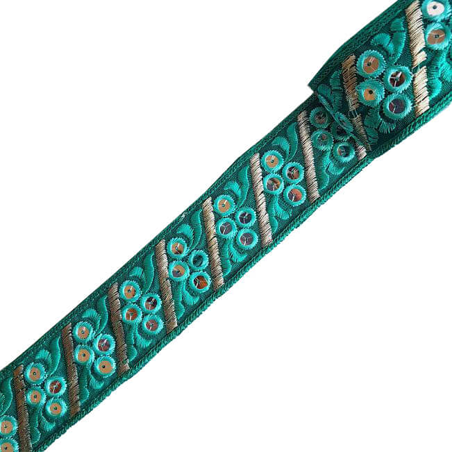 Dos_Punts_Barcelona_Pasamaneria_Hindu_Varanasi_Verde_1