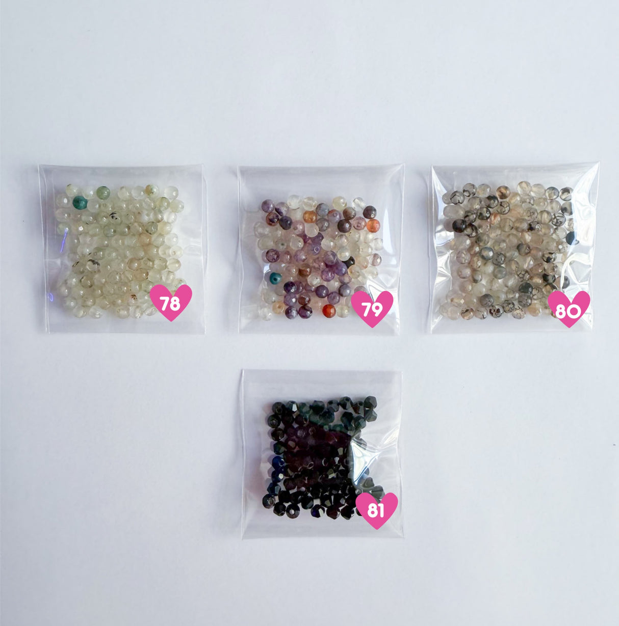 Rocalla de vidre - Minerals per a collarets