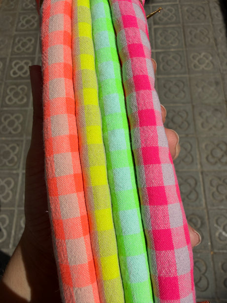 Pack Vichy Seersucker Neón