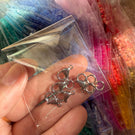 Pack 5 juegos Mosquetones + Arandelas para bisutería - Acero