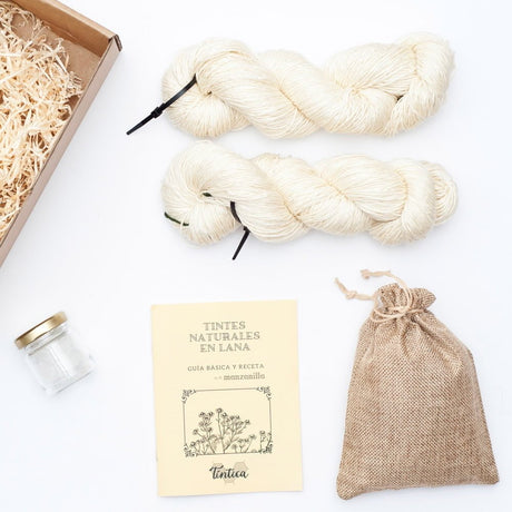 Kit de Teñido Tíntica Color Manzanilla 2 Madejas