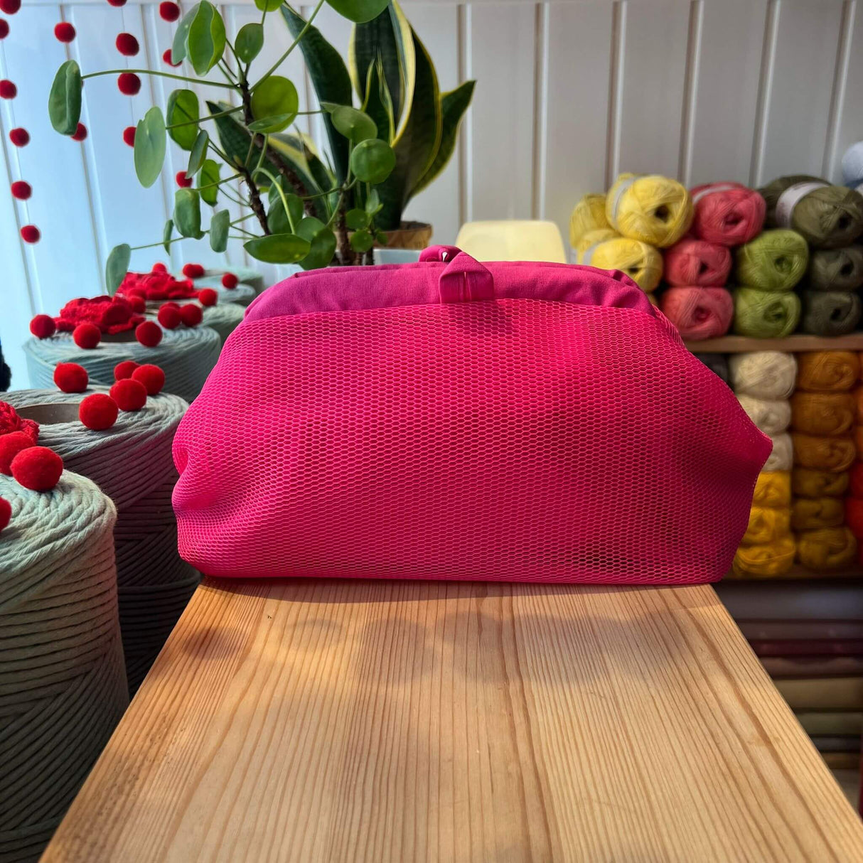 midi fucsia mesh ok