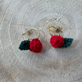 Pendientes Aritos Rosa - Colección Sant Jordi