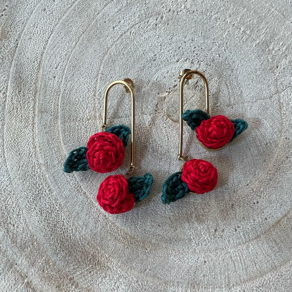 Pendientes Les Roses - Colección Sant Jordi