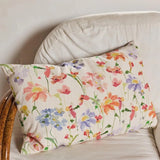 Katia Fabrics Recycled Canvas Slub Print - Multicolor Daisy