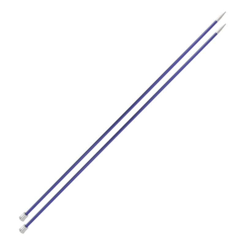 Agujas Rectas 40cm - KnitPro Zing 4,5mm