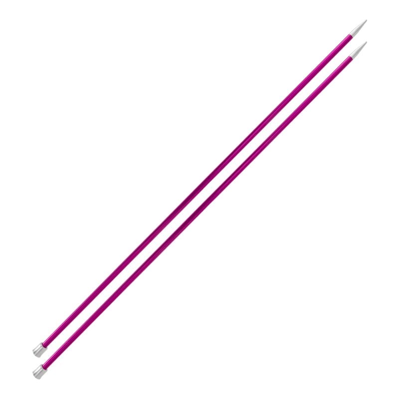 Agujas Rectas 40cm - KnitPro Zing 5mm