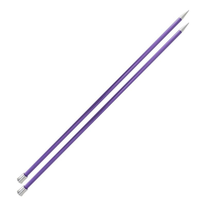 Agujas Rectas 40cm - KnitPro Zing 7mm